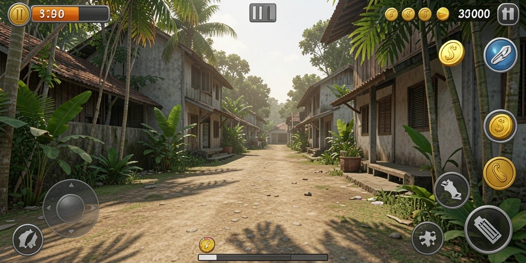 Tantangan seru dalam gameplay 4P4P.