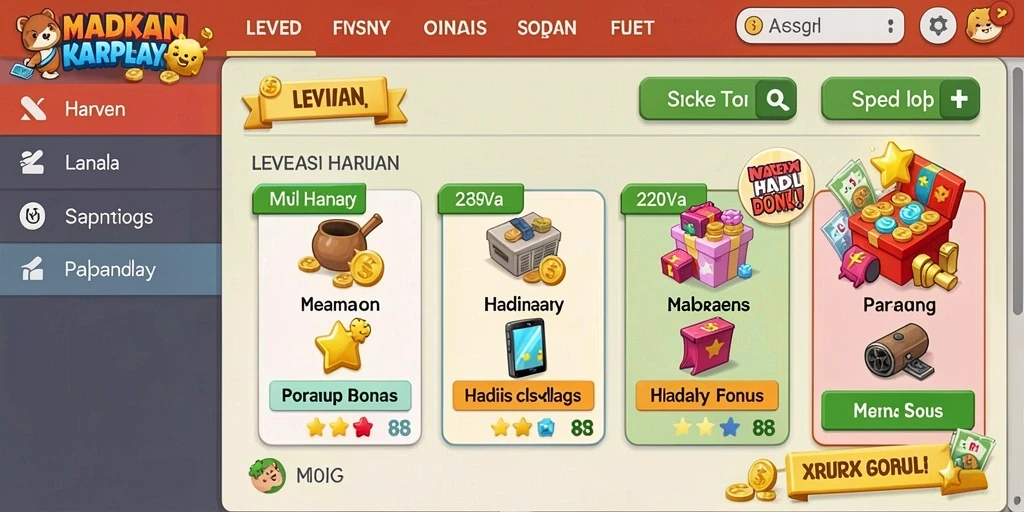 Grafis menawan yang memikat mata.