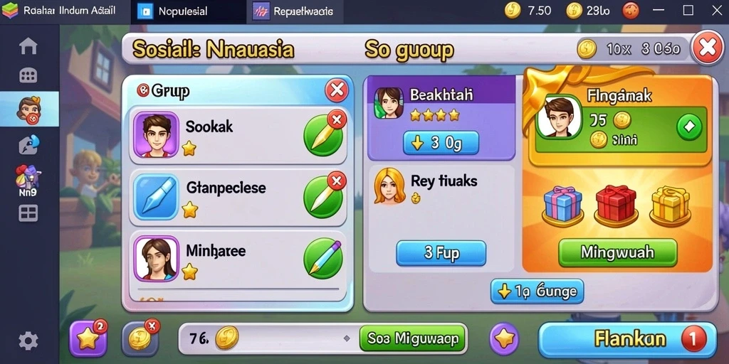 Informasi peringkat dan reward yang jelas.
