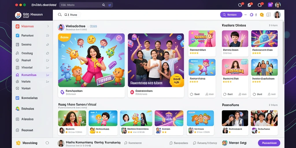 Fitur komunitas yang aktif dan interaktif.