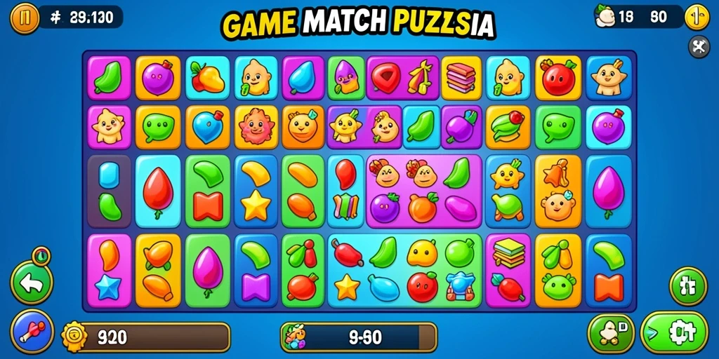 Grafis game yang memukau dan berwarna.